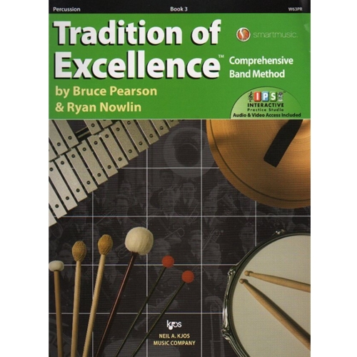 Tradition of Excellence Book 3 - Percussion - Drums & Mallets