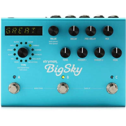 Strymon Big Sky Multi-Reverb Guitar Pedal