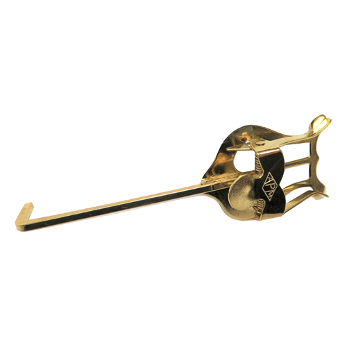 Ap&m Bent Shank Trumpet Lyre - Gold