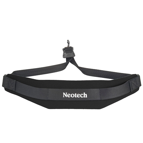 Neotech Soft Sax Strap - XL - Metal Open Hook - Black