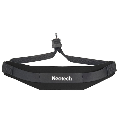 Neotech Soft Sax Strap - Regular - Metal Open Hook - Black