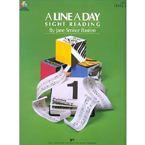 Bastien Piano Basics, A Line A Day Sight Reading, Level 3