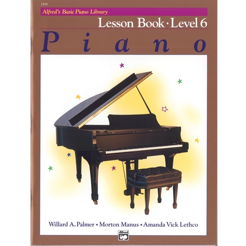 Alfred's Basic Piano Library, Lesson Book Level 6