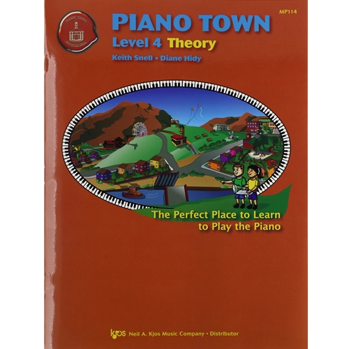 Piano Town Lessons: Theory, Level 4