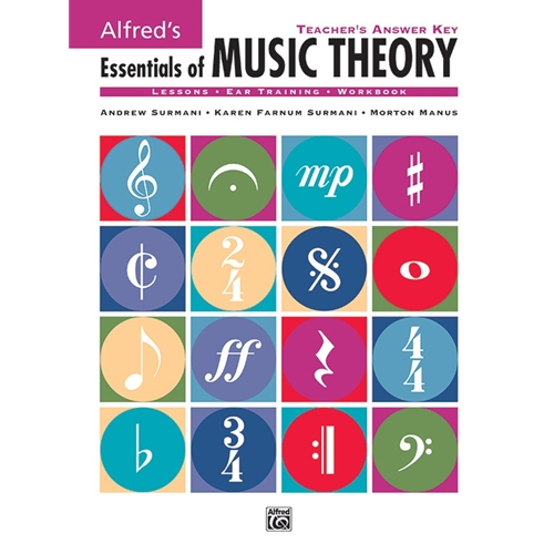 Alfred's Esssentialss of Music Theory, Teacher's Answers