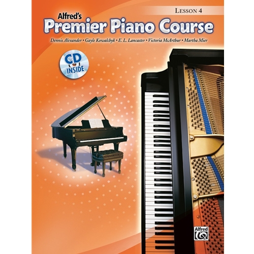 Alfred's Premier Piano Course, Lesson Level 4 w/CD