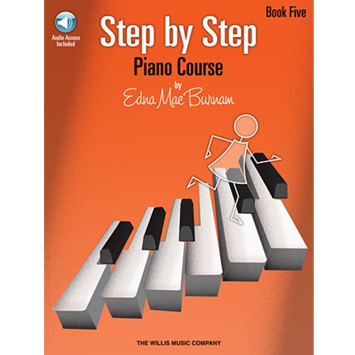 Edna Mae Burnam Step by Step Piano Course, Book 5 w/CD