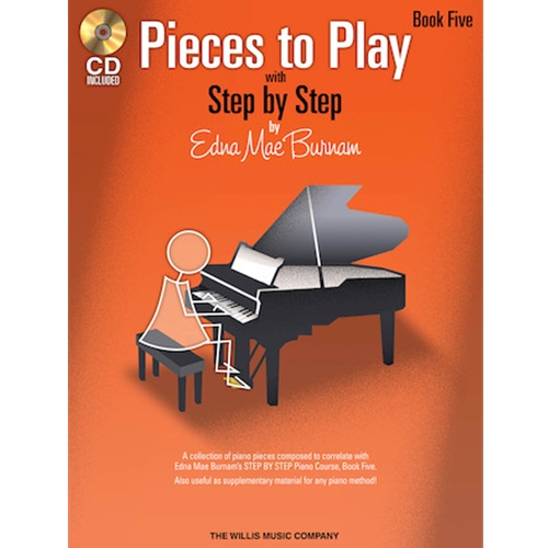 Edna Mae Burnam's Pieces to Play, Book 5 with CD