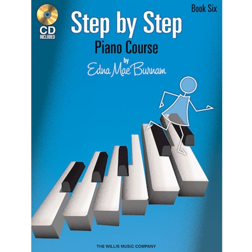 Edna Mae Burnam Step by Step Piano Course, Book 6 w/CD