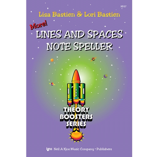 Bastien Theory Boosters: More Lines and Spaces Notespeller Piano