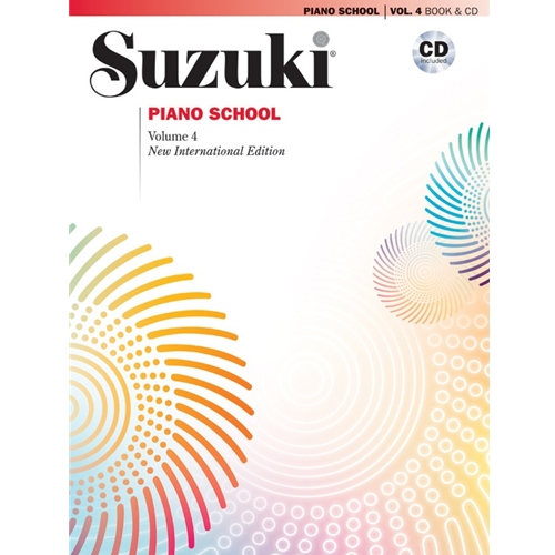 Suzuki Piano School, Volume 4 New International Edition w/CD