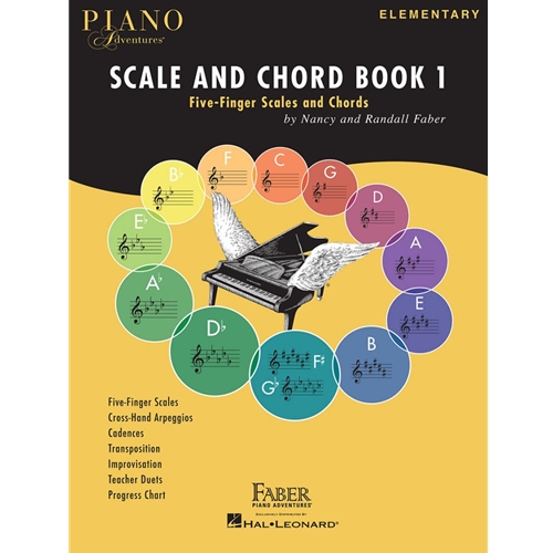 Piano Adventures Scale and Chord Book 1  Five Finger Scales and Chords Vocal/Pian
