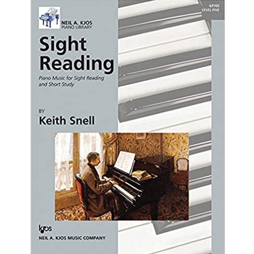 Kjos Piano Library, Sight Reading Book, Level 5