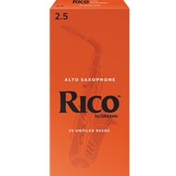 Rico Alto Saxophone Reeds- Box of 25