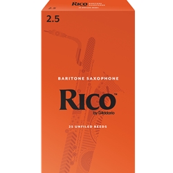 Rico Baitone Saxophone Reeds 2.5 - Box of 25