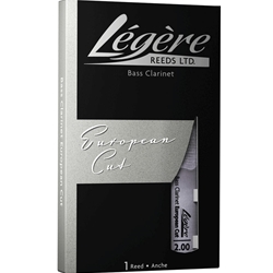 Legere Synthetic Bass Clarinet Reed - European Cut