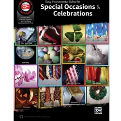 Easy Instrumental Solos for Special Occasions & Celebrations - Book and CD - Alto Saxophone