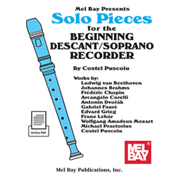 Solo Pieces for the Beginning  Descant/Soprano Recorder
