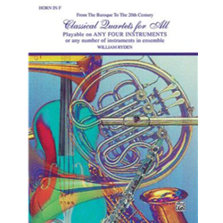 Classical Quartets for All - F Horn