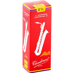 Vandoren Java Red Baritone Saxophone Reeds - Box of 5