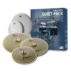 Zildjian LV468RH Low Volume Quiet Pack w/ Remo Silent Stroke Drumheads