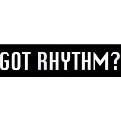 Got Rhythm Bumper Sticker