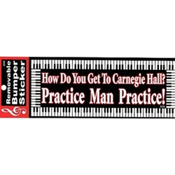 How Do You Get to Carnegie Hall Bumper Sticker
