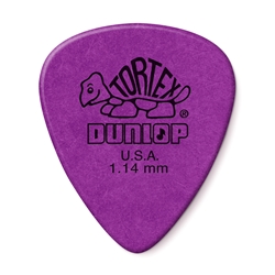 Tortext Standard Pick 1.14MM Purple (12 Pack)