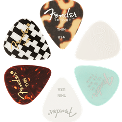 Fender Medley Picks, 351 Shape - 6 Pack Medium