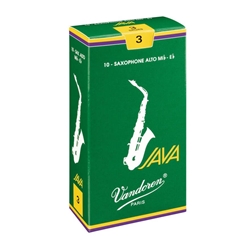 Vandoren Java Green Alto Saxophone Reeds - Box of 10