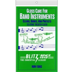 Music Mart Blitz Lacquered Care Cloth with Silicone