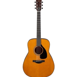 Yamaha FG3 Red Label Folk Size Acoustic Guitar w/ Hard Bag - Vintage Natural