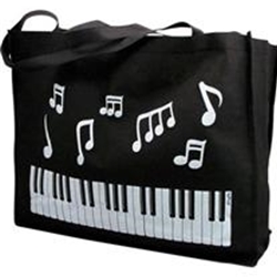Reusable Tote Keyboard Notes - Black
