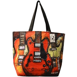 Abstract Guitar Tote Bag