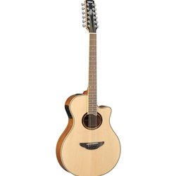 Yamaha APX700 Thinline Cutaway 12-String Acoustic Electric Guitar - Natural