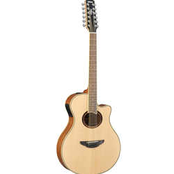 Yamaha APX700 Thinline Cutaway 12-String Acoustic Electric Guitar - Natural