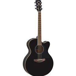 Yamaha CPX600 Medium Jumbo Cutaway Acoustic Electric Guitar - Black