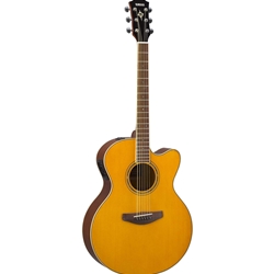 Yamaha CPX600 Medium Jumbo Cutaway Acoustic Electric Guitar  - Vintage Tint