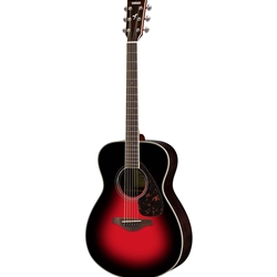 Yamaha FS830 Folk Small Body Acoustic Guitar - Dusk Sun Red