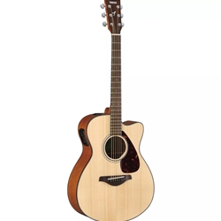 Yamaha FSX800C Small Body Cutaway Acoustic Electric Guitar - Ruby Red