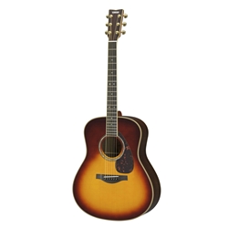 Yamaha LL16 w/ Hard Bag Jumbo Dreadnought ARE Acoustic/Electric Guitar - Brown Sunburst