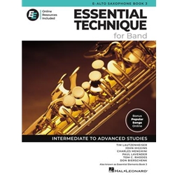 Essential Elements for Band Book 3 - Alto Saxophone