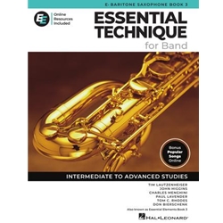 Essential Elements for Band Book 3 - Tenor Saxophone