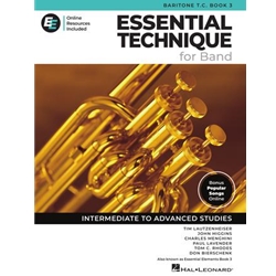 Essential Elements for Band Book 3 - Baritone - Euphonium TC