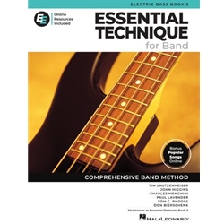 Essential Elements for Band Book 3 - Electric Bass