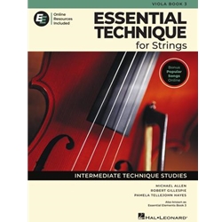 Essential Elements for Strings Book 3 - Viola