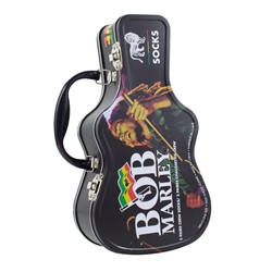 Bob Marley Guitar Socks Tin - 3 Pair