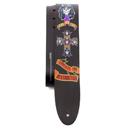 Guns N Roses Appetite Leather Guitar Strap