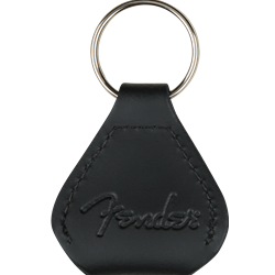 Fender Leather Pick Holder Keychain - Black