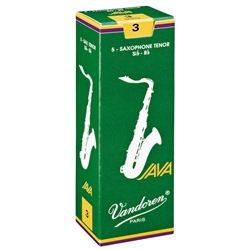 Vandoren Java Green Tenor Saxophone Reeds - Box of 5